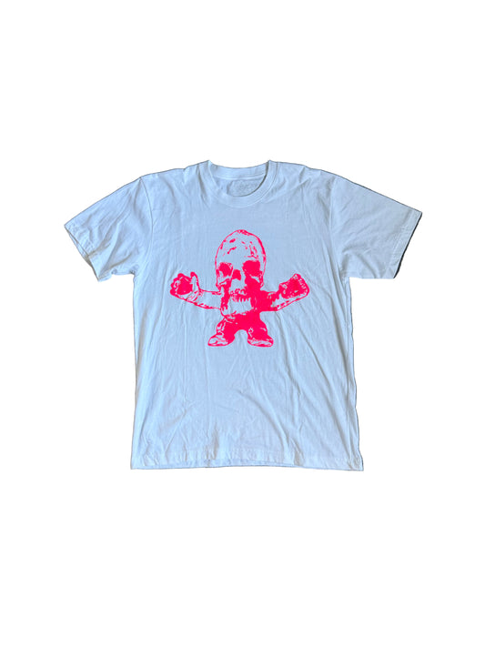 Chrome Hearts Foti Harris Teeter Scroll SS T-Shirt White/Pink