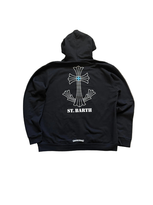Chrome Hearts St Barth Pullover Hoodie Black