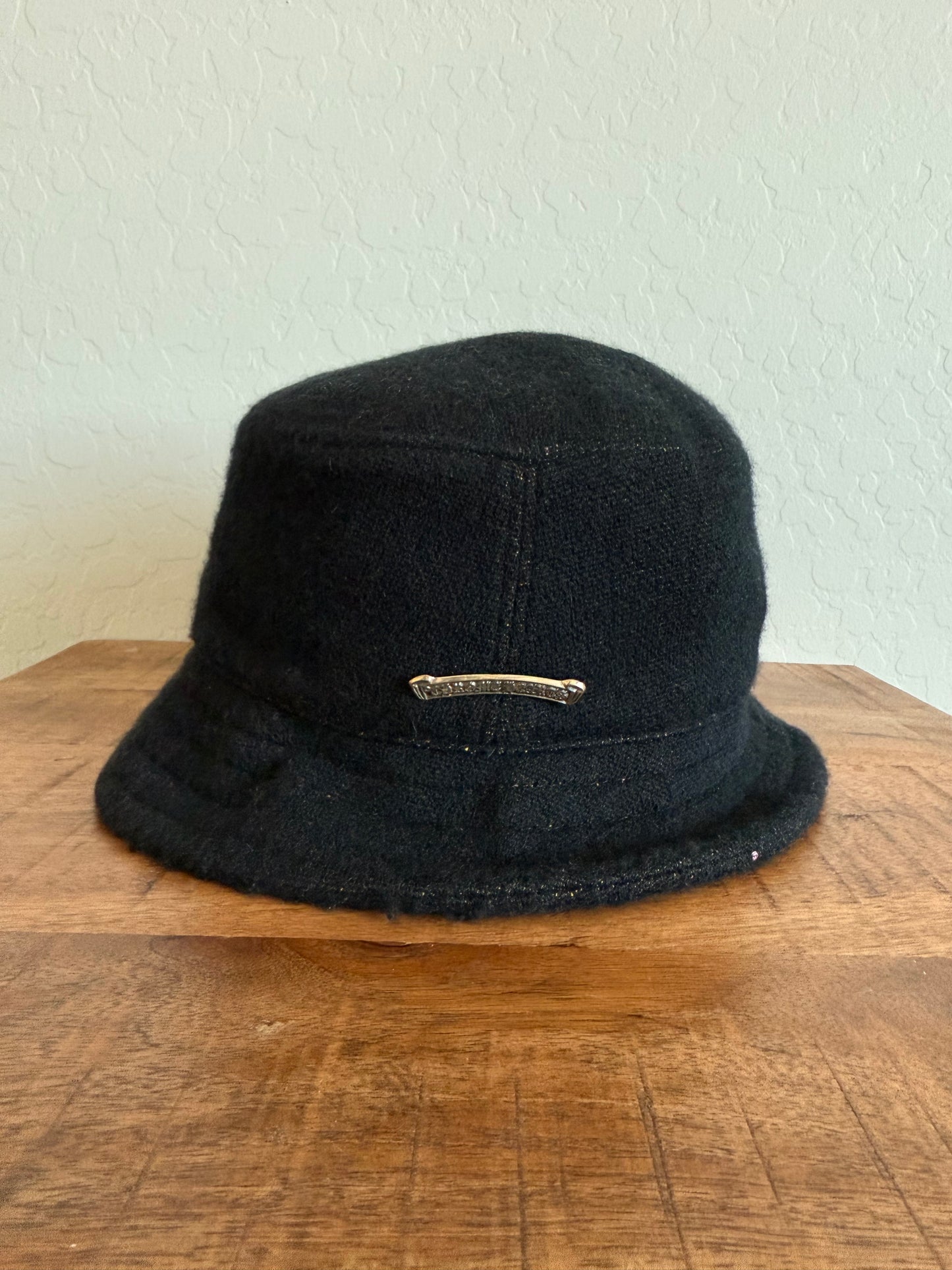 Chrome Hearts Matty Boy Sex Records Bucket Hat Cashmere Black