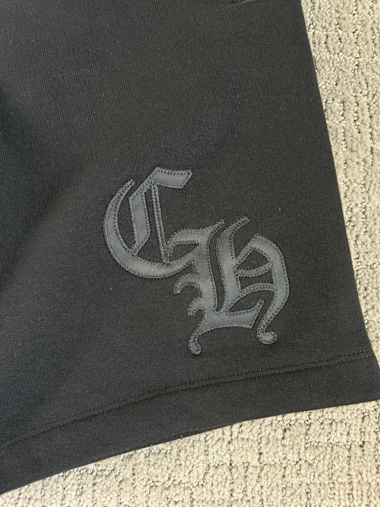 Chrome Hearts Seven-11 CH Embroidery Shorts Black