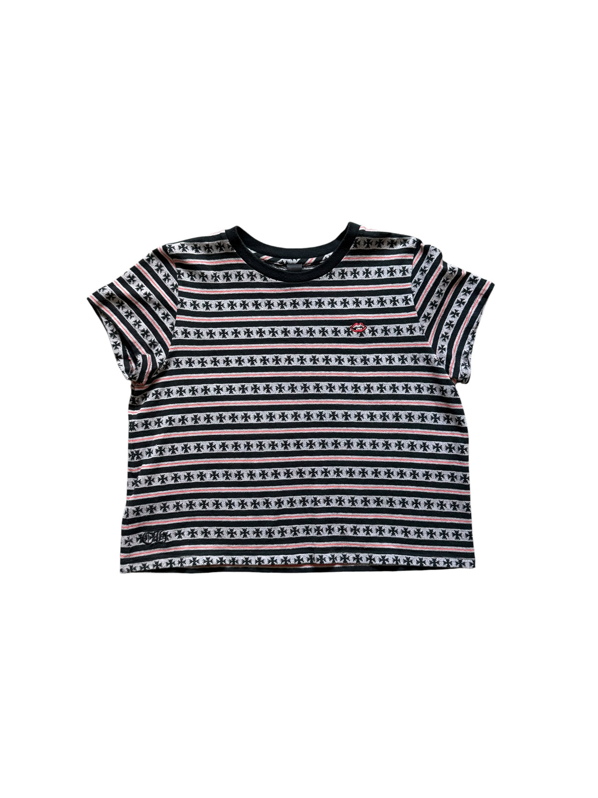 Chrome Hearts Matty Boy Striped Baby Tee Short Sleeve
