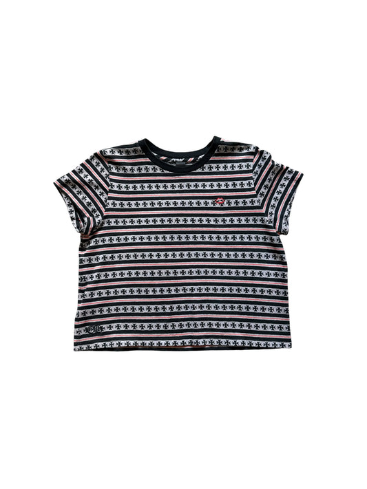 Chrome Hearts Matty Boy Striped Baby Tee Short Sleeve