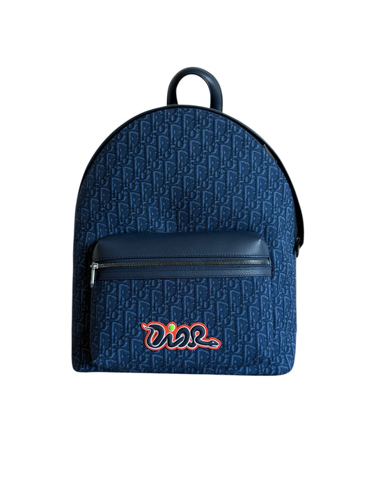 Dior x Kaws Rider Oblique Monogram Backpack