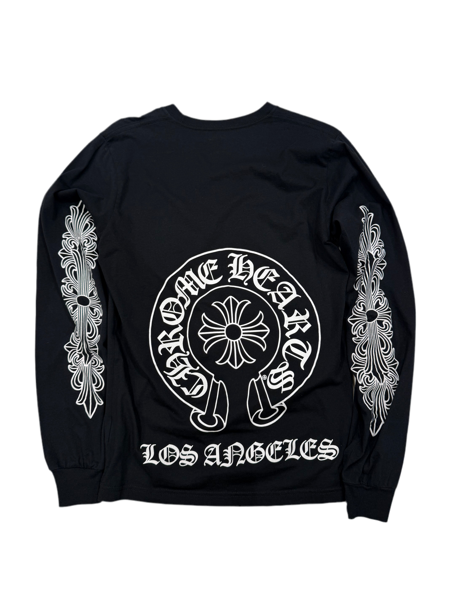 Chrome Hearts Los Angeles Horseshoe LS T-Shirt Black