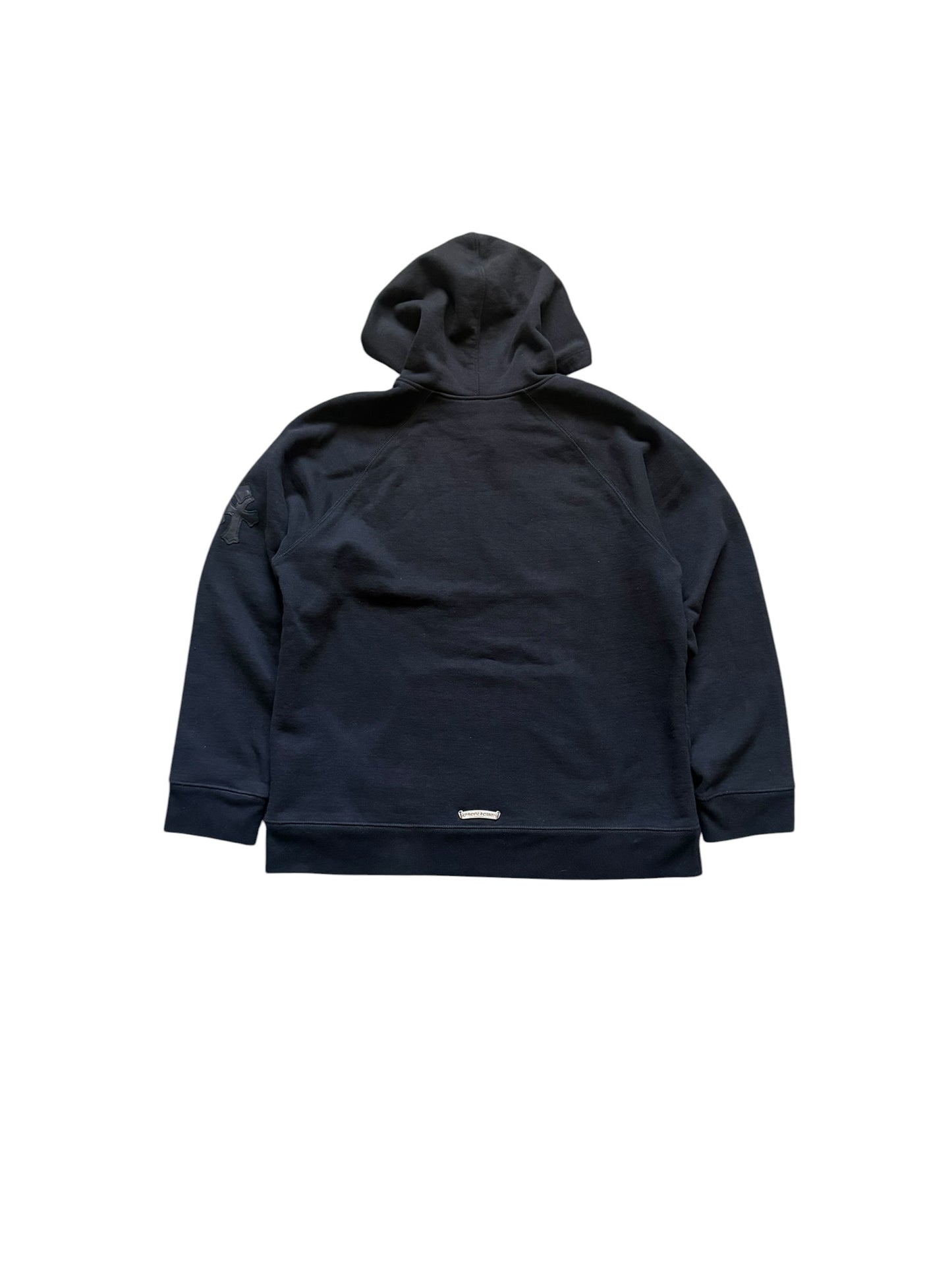Chrome Hearts Leather Triple Cross Paper Jam Pullover Hoodie