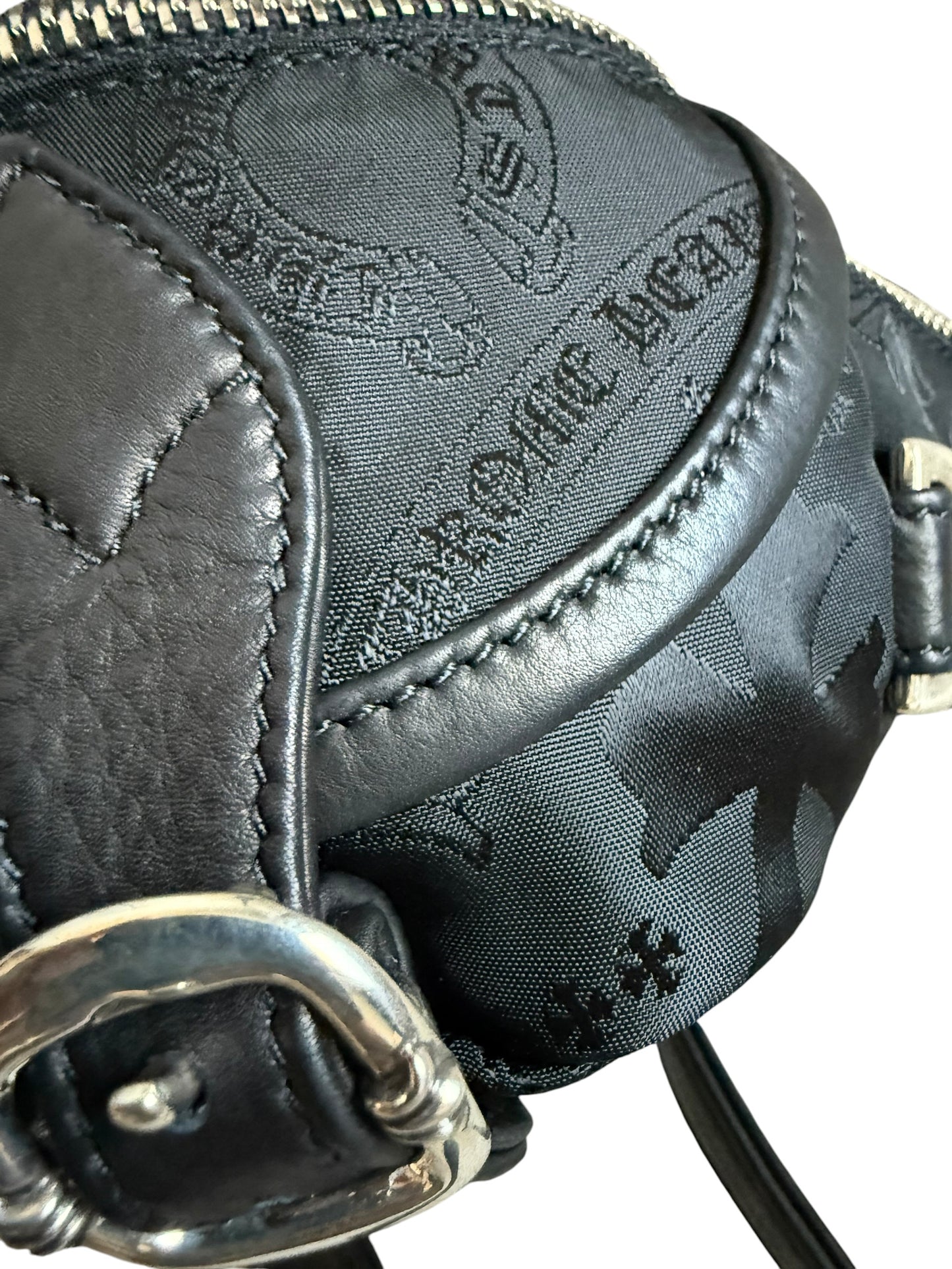 Chrome Hearts Mini Snat Bag Nylon Stencil Black