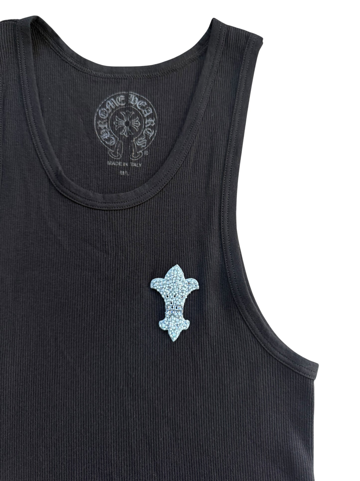 Chrome Hearts Crystal Fleur Tank Top