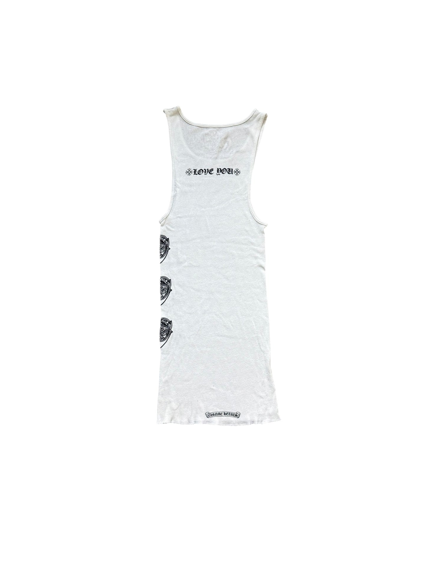 Chrome Hearts Heart Vine Love You Tank Top