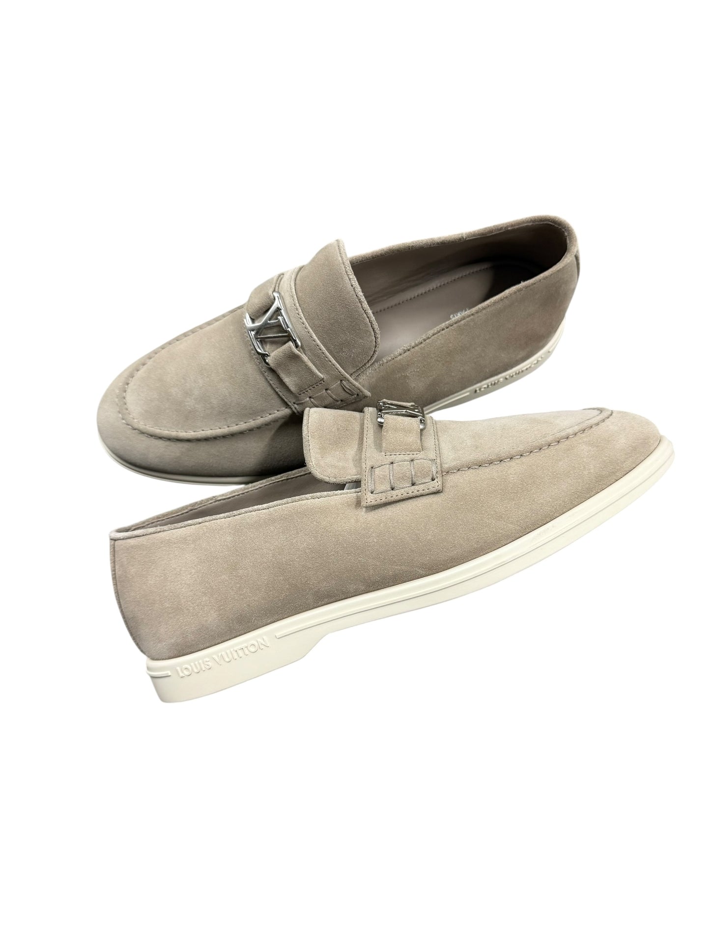 Louis Vuitton Resort Suede Loafer Tan