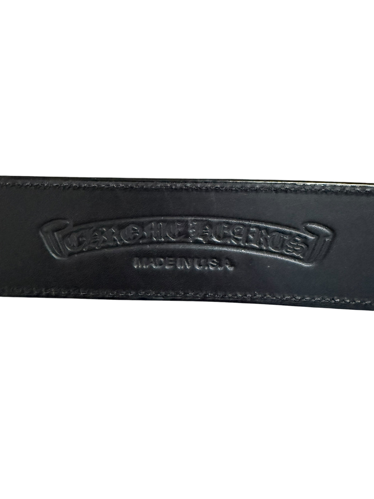 Chrome Hearts Western Floral Leather Belt