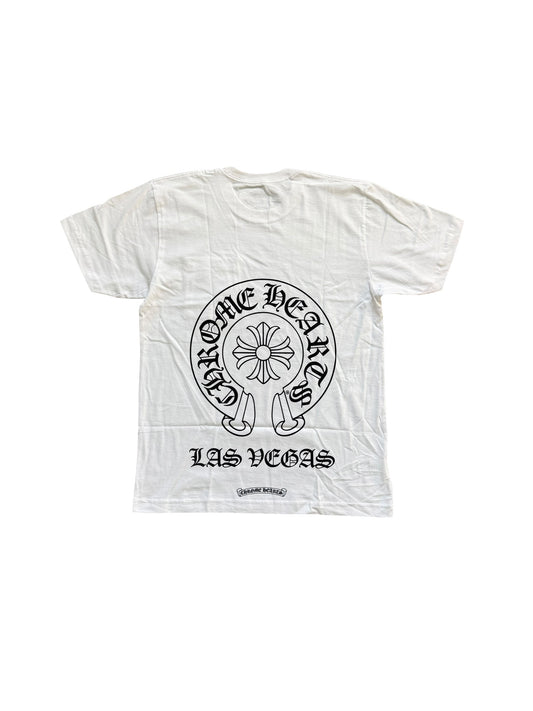 Chrome Hearts Las Vegas Horseshoe Short Sleeve T-Shirt