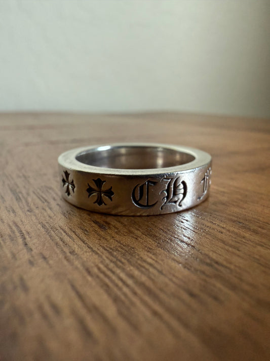 Chrome Hearts Forever Ring Silver