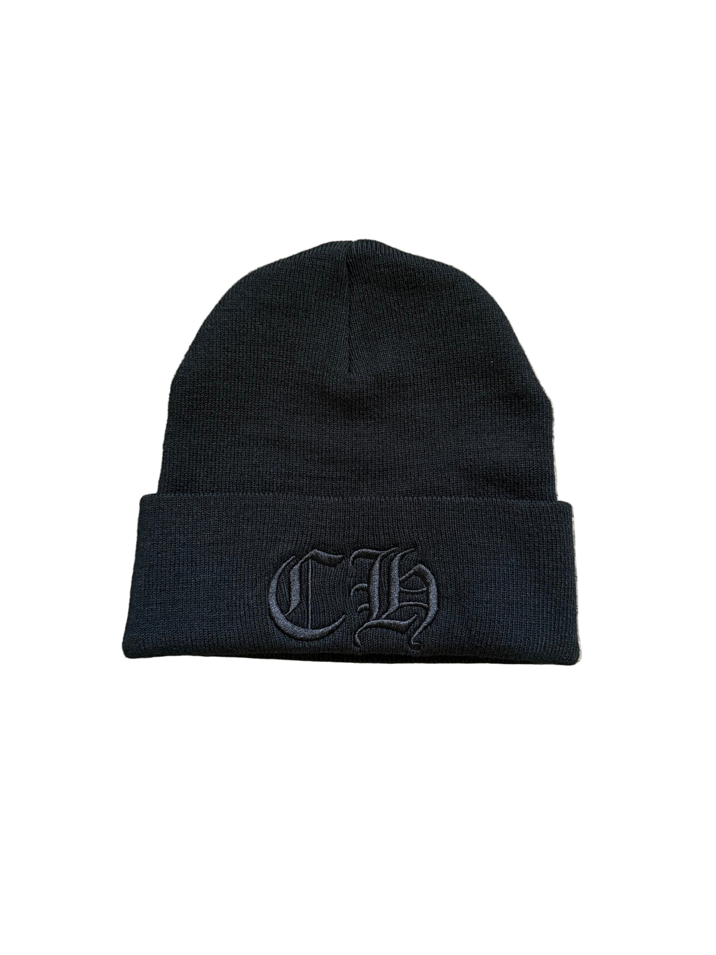 Chrome Hearts CH Embroidery Beanie Black