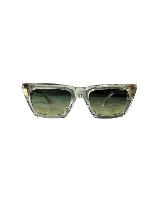 Chrome Hearts Cliterally Sunglasses Clear Gold