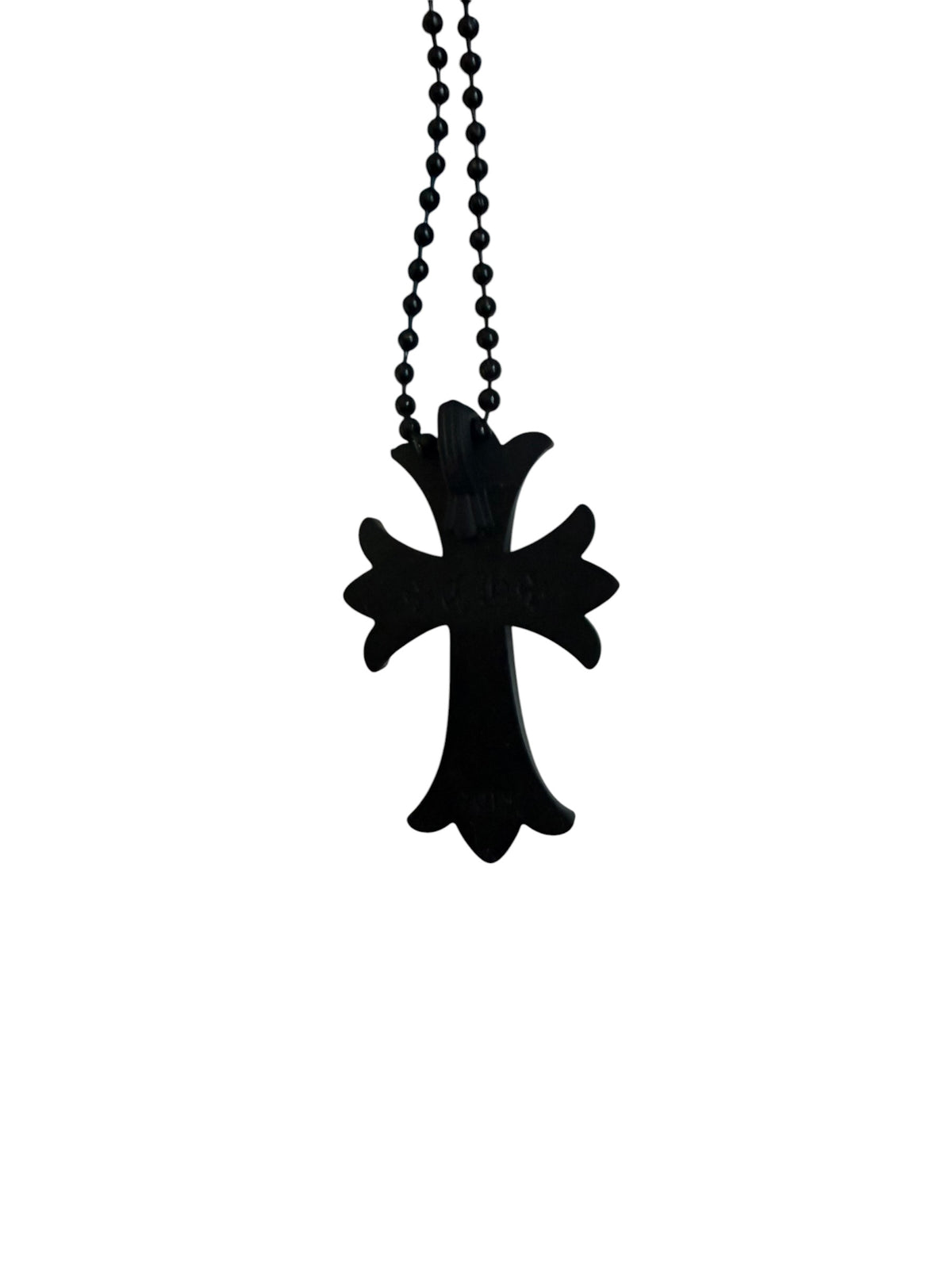 Chrome Hearts Small Cross Silicone Necklace