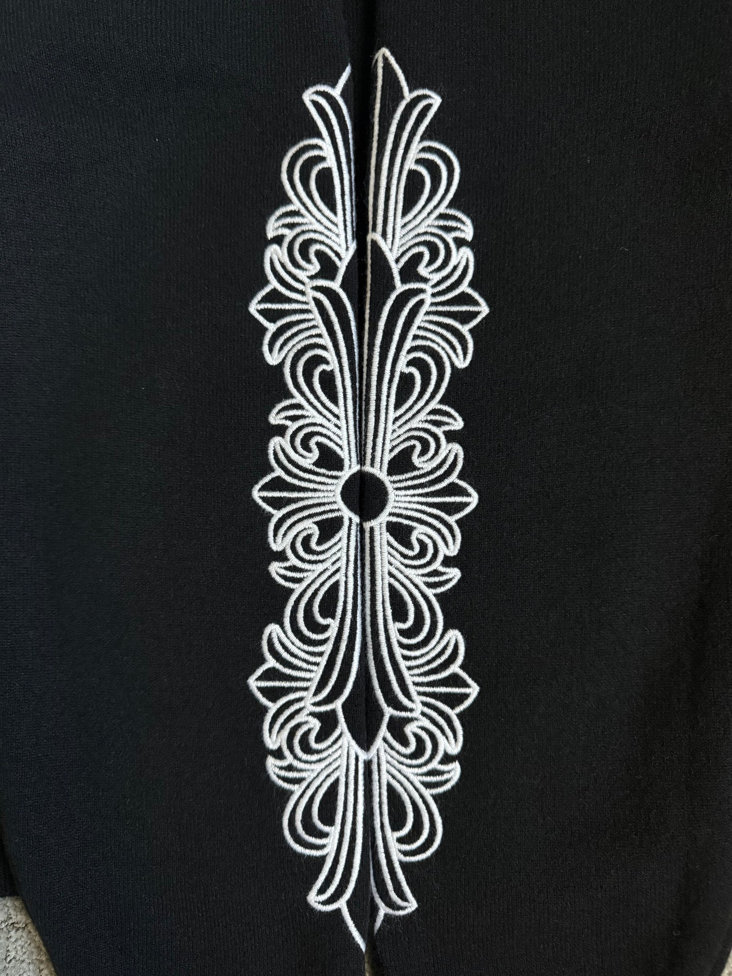 Chrome Hearts Cashmere Floral Crewneck Sweater