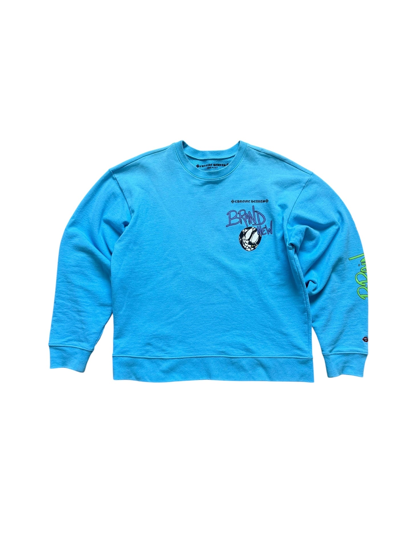 Chrome Hearts Matty Boy Brain New Crewneck Sweatshirt