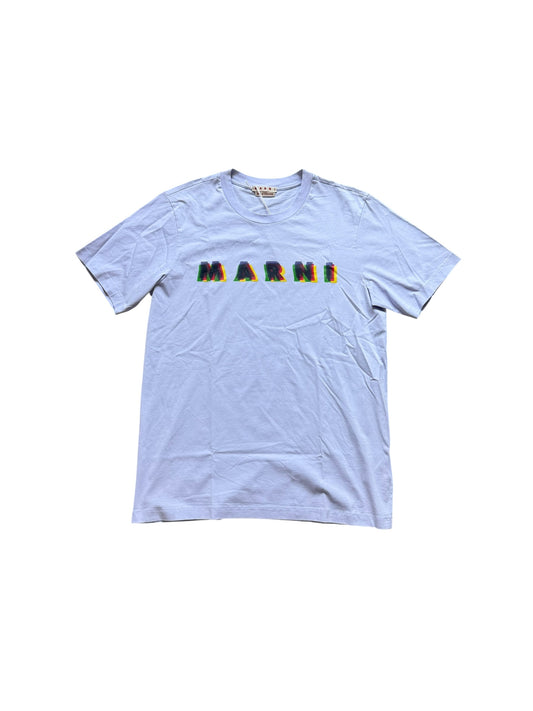 Marni 3D Logo Printed Short Sleeve Tee