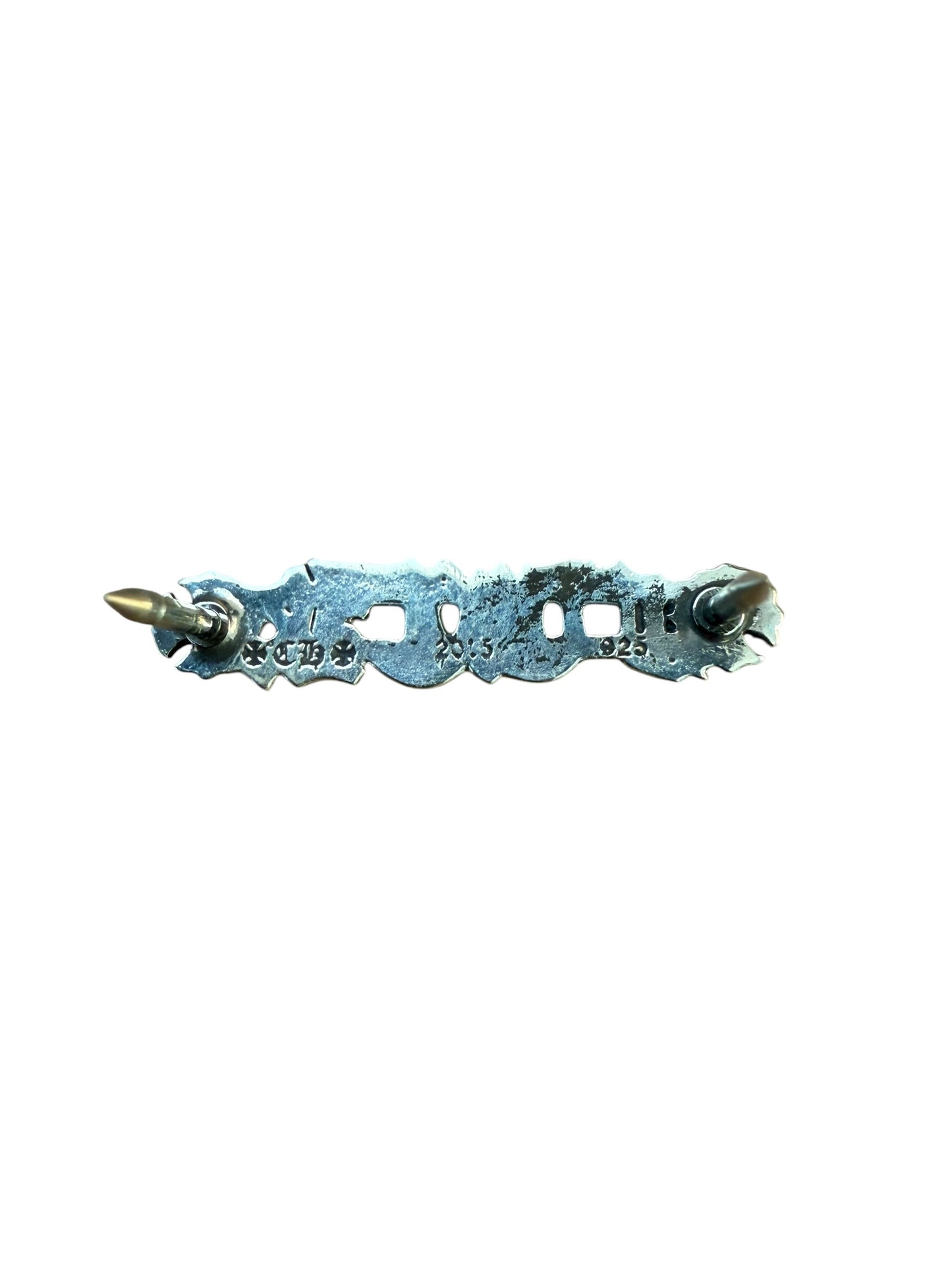 Chrome Hearts Fuck Plus Cross Silver Pin