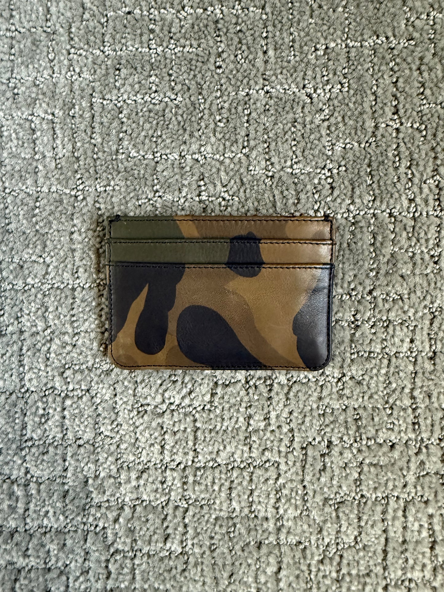 Chrome Hearts Leather Cardholder Camo