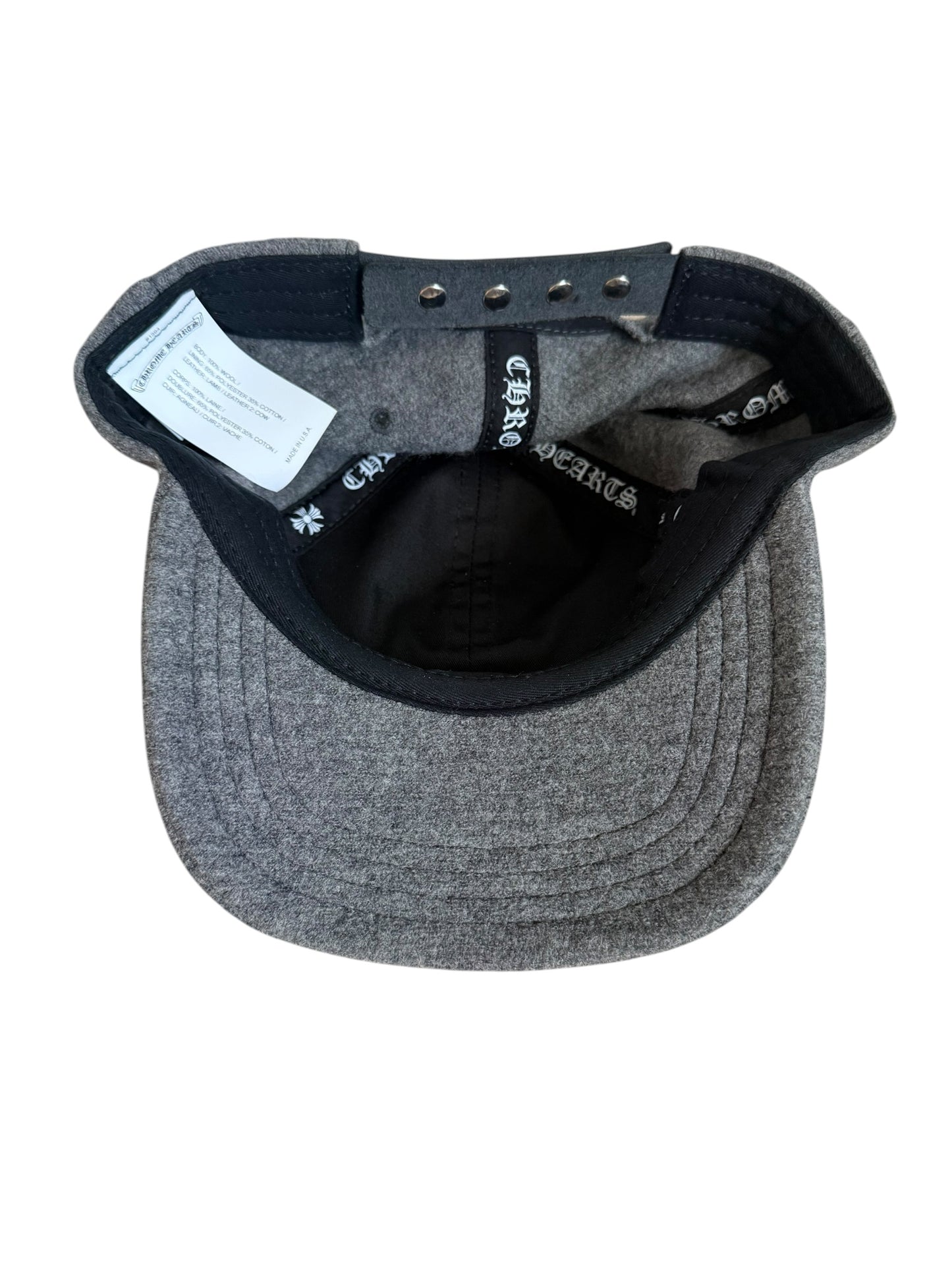 Chrome Hearts CH Leather Patch Logo Wool Hat