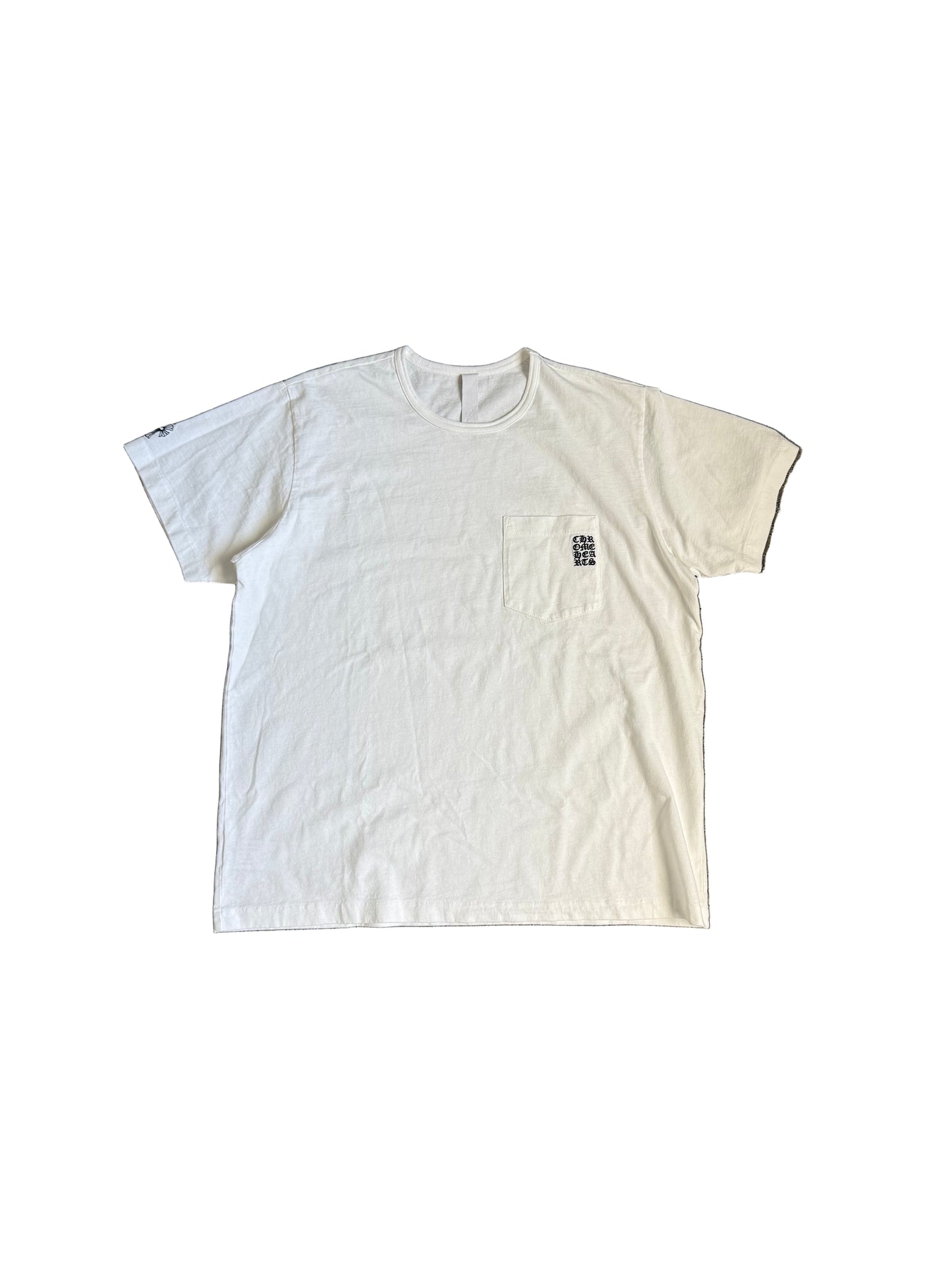 Chrome Hearts YNOT Embroidered Heavy Weight SS T-Shirt White