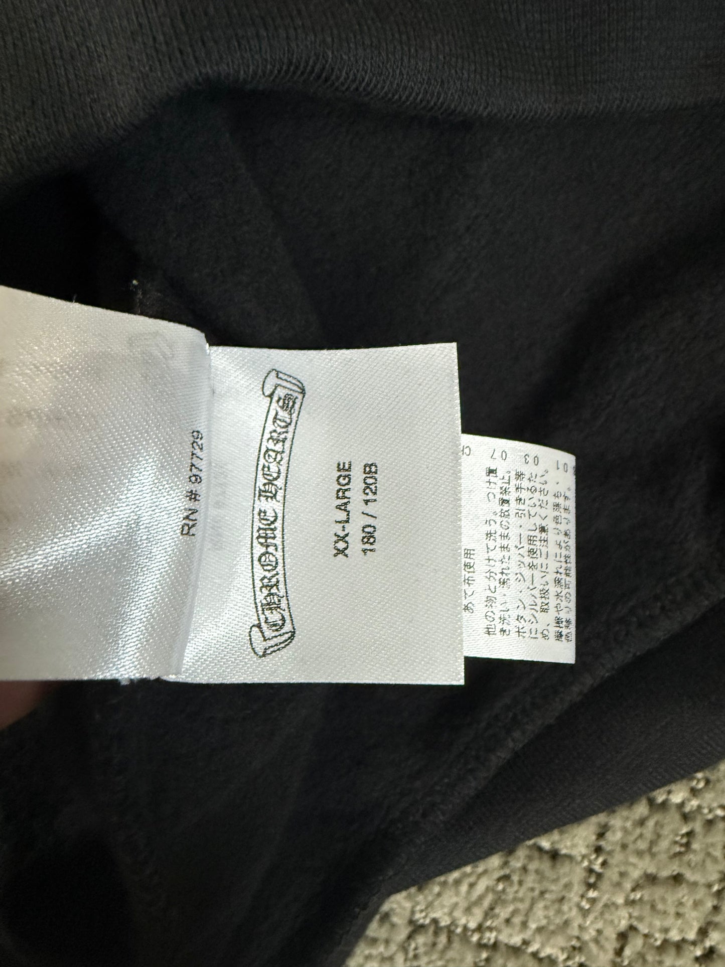 Chrome Hearts Tokyo Horseshoe Zip Up Hoodie Black