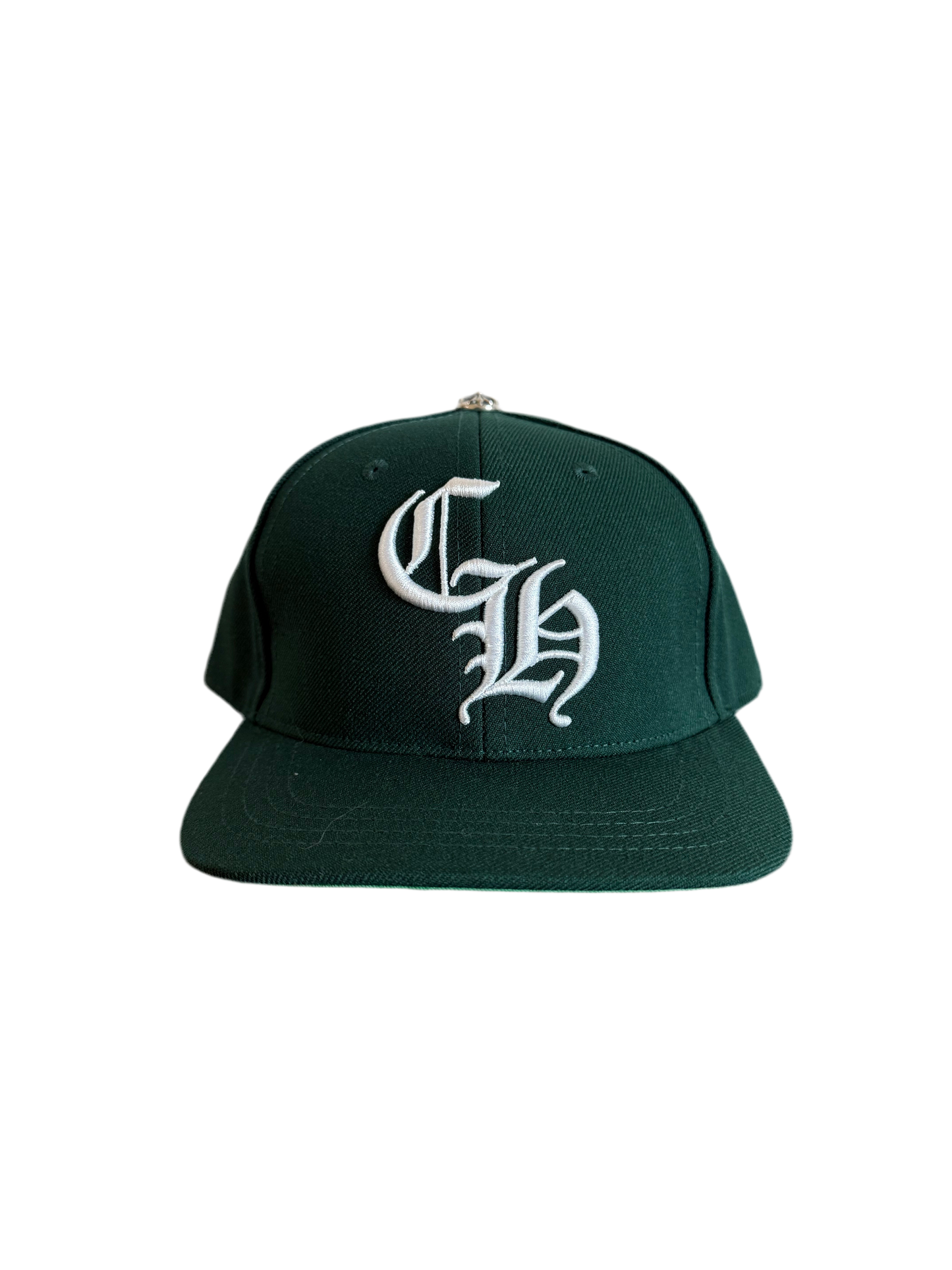 Chrome Hearts CH Logo Snapback Dark Green