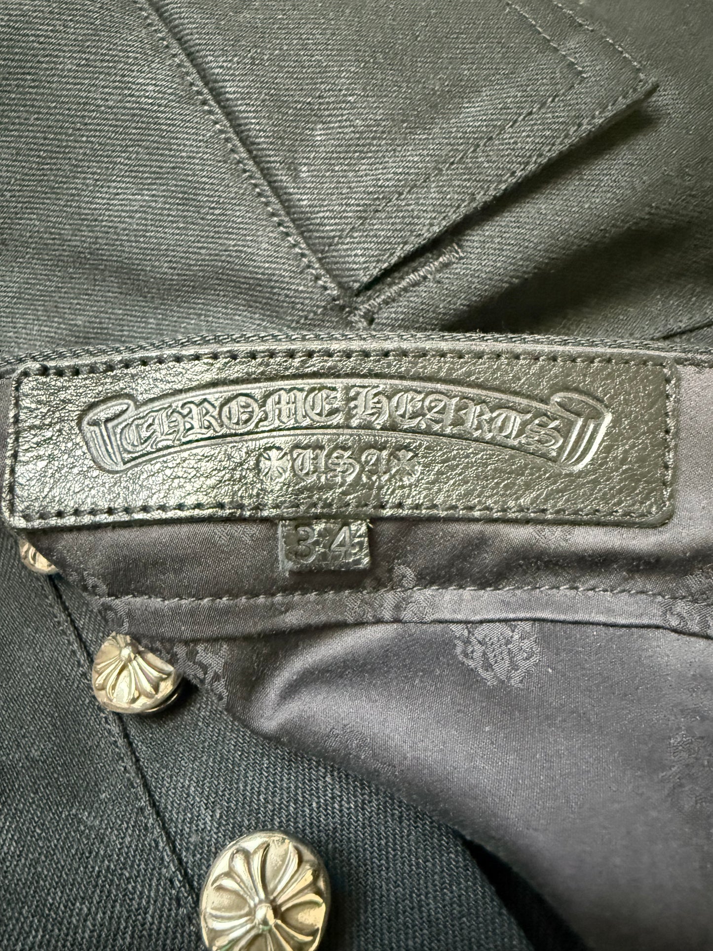 Chrome Hearts Street Sweeper Baggy Denim
