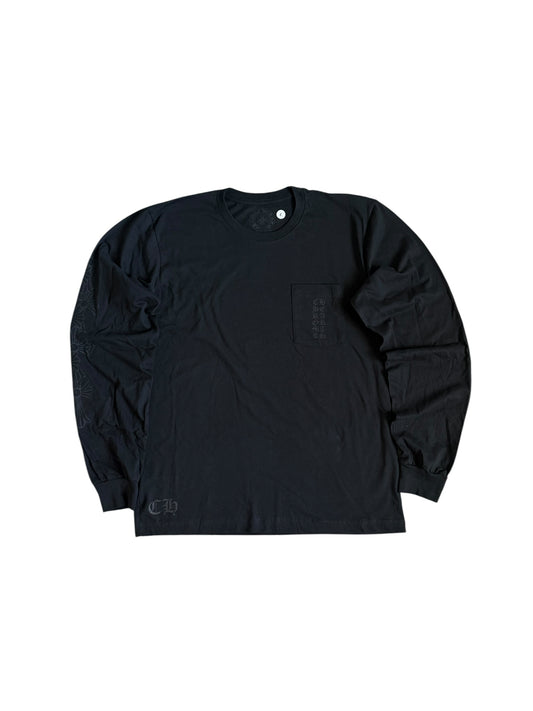 Chrome Hearts Miami Crosses Long Sleeve T-Shirt