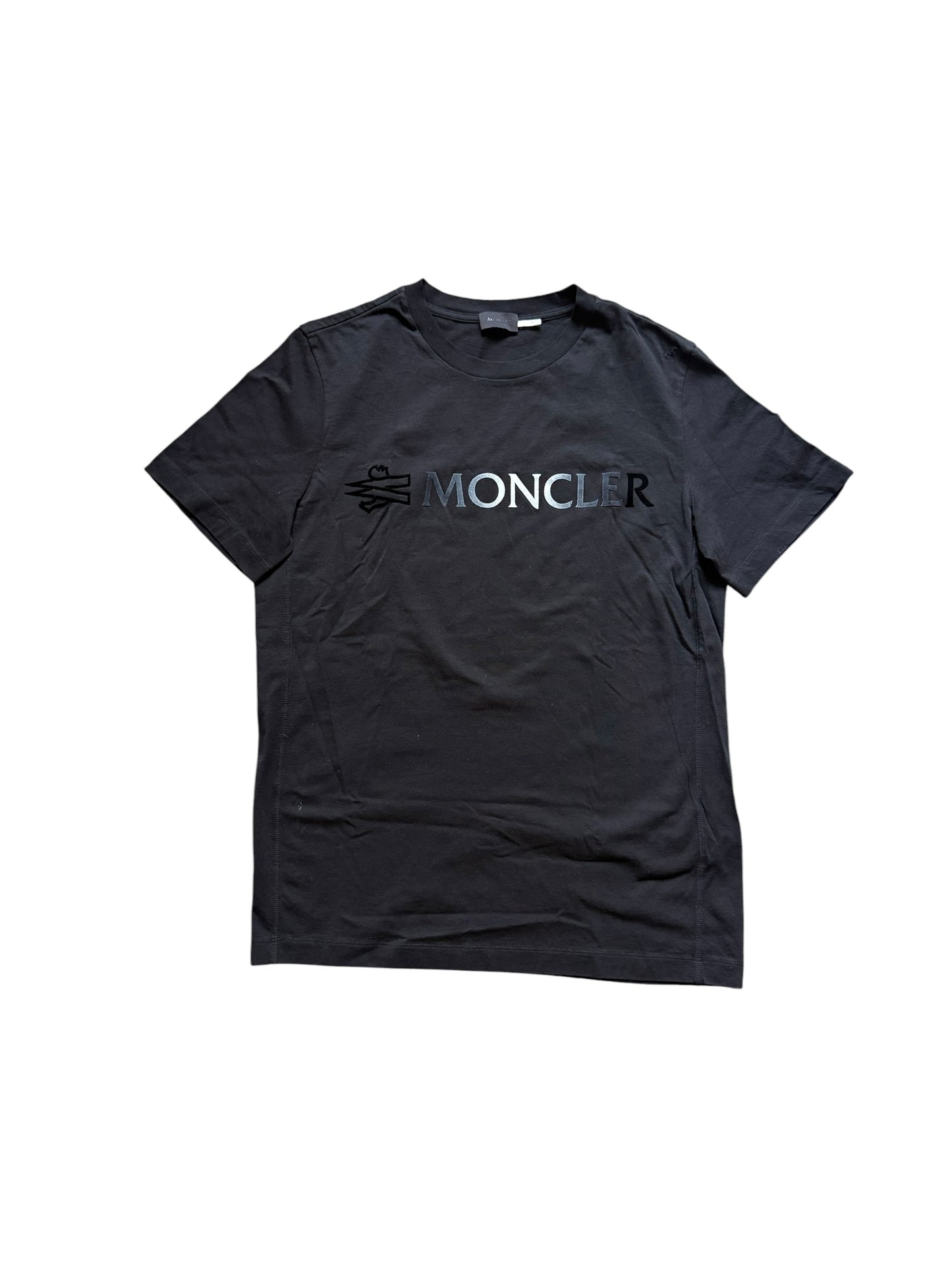 Moncler Gradient Velvet Logo Short Sleeve Tee