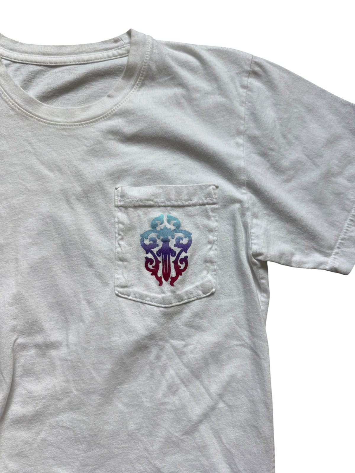 Chrome Hearts Dagger Horseshoe Gradient Short Sleeve