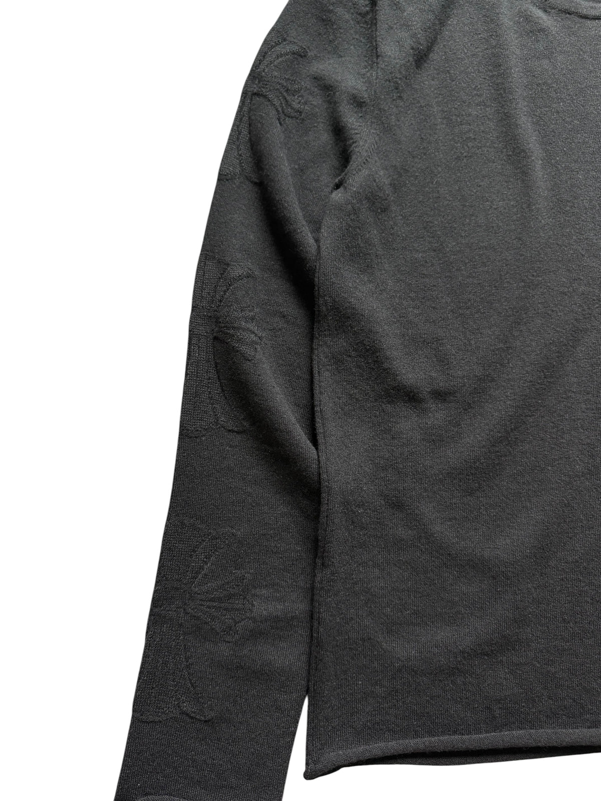 Chrome Hearts Cashmere Jacquard Cross Sweater