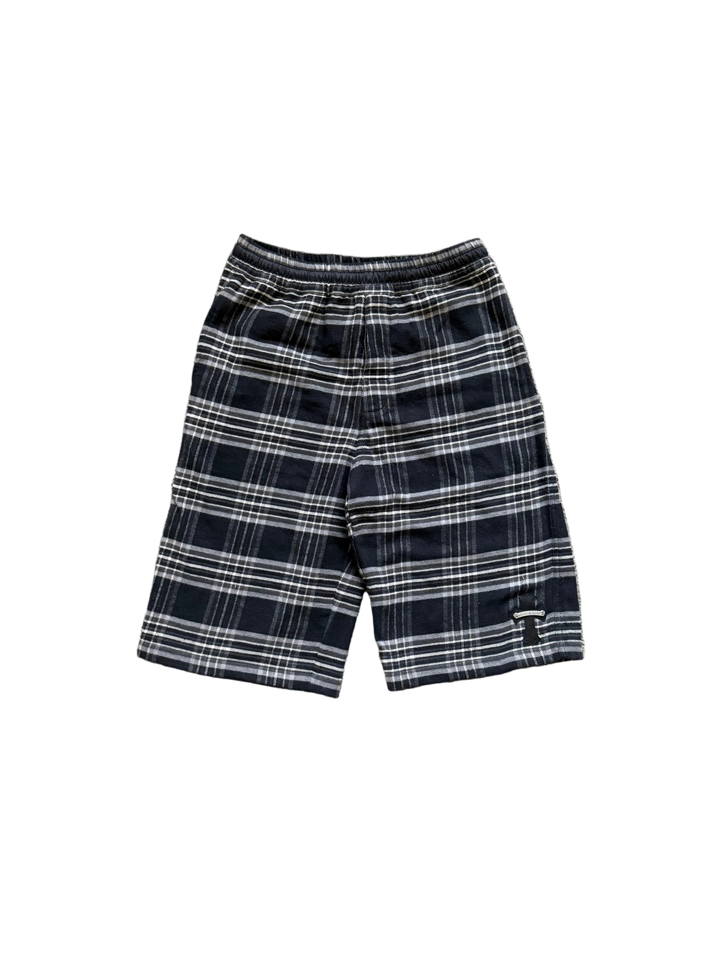Chrome Hearts After School Flannel Shorts Grey