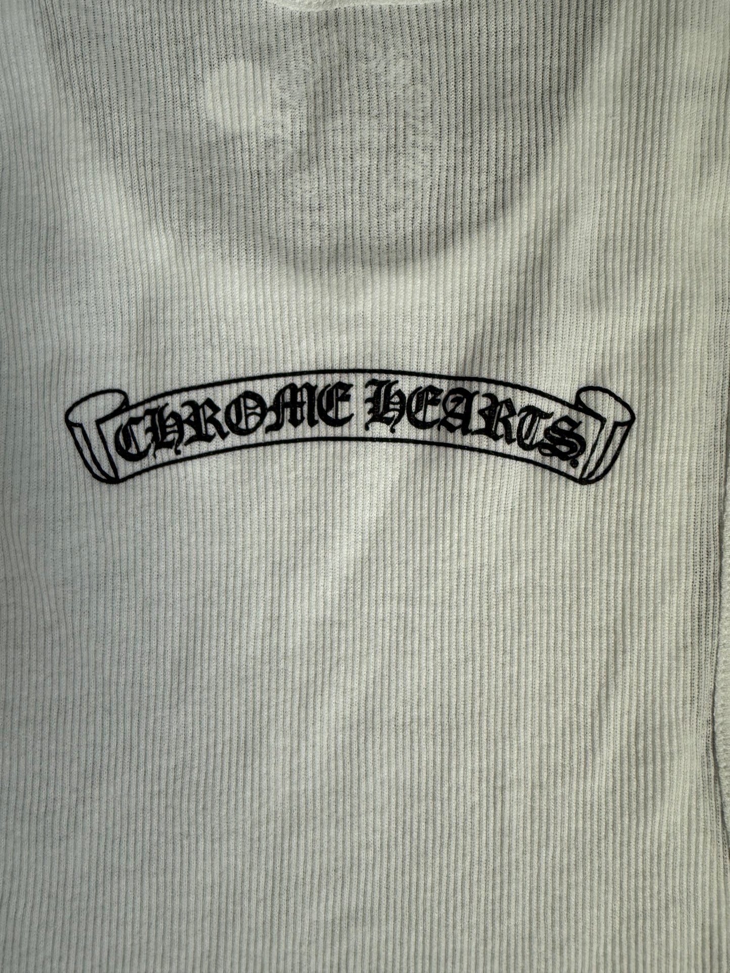 Chrome Hearts Scroll Tank Top White