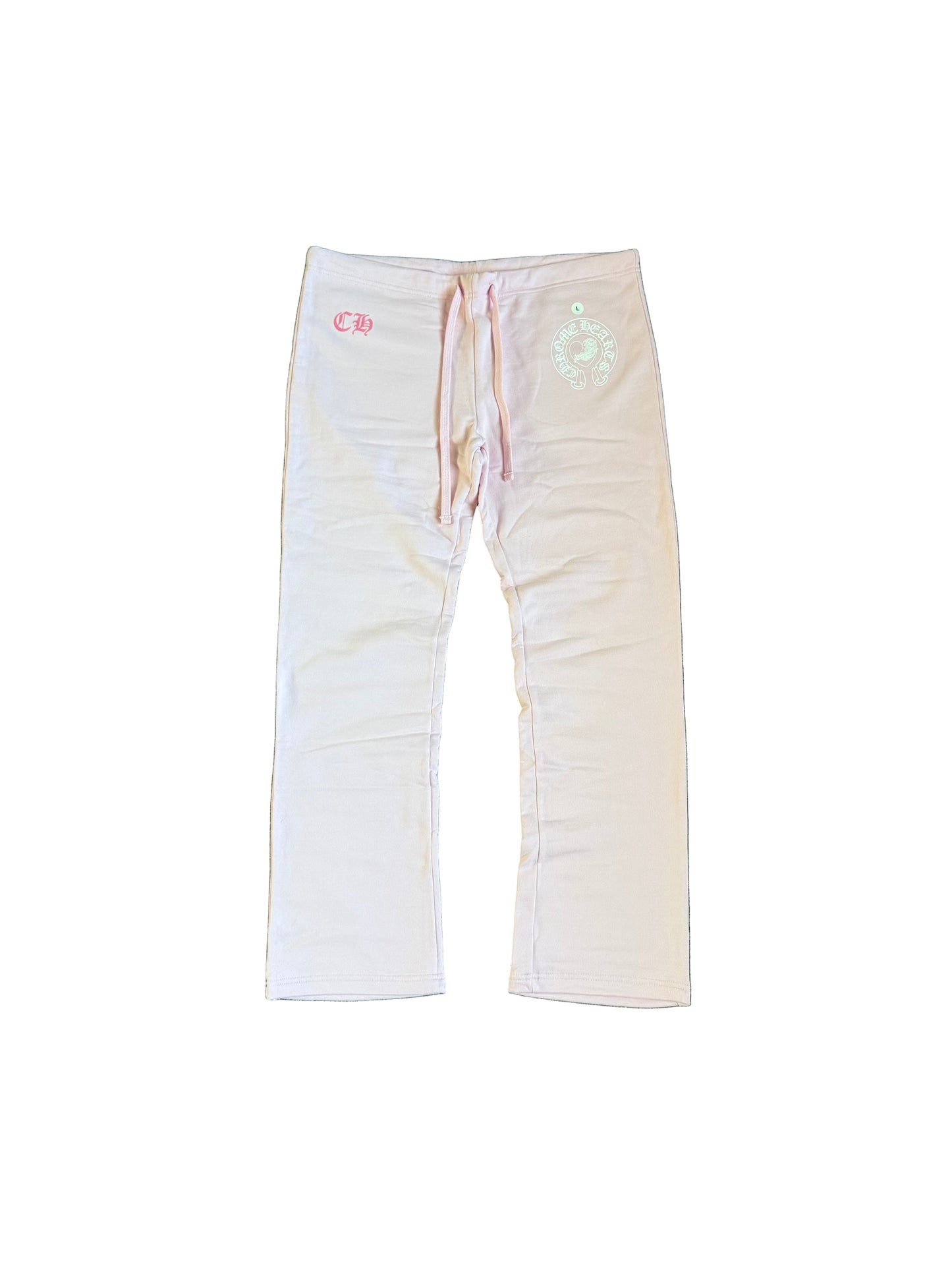 Chrome Hearts Heart Vine Art Basel Sweatpants Pink