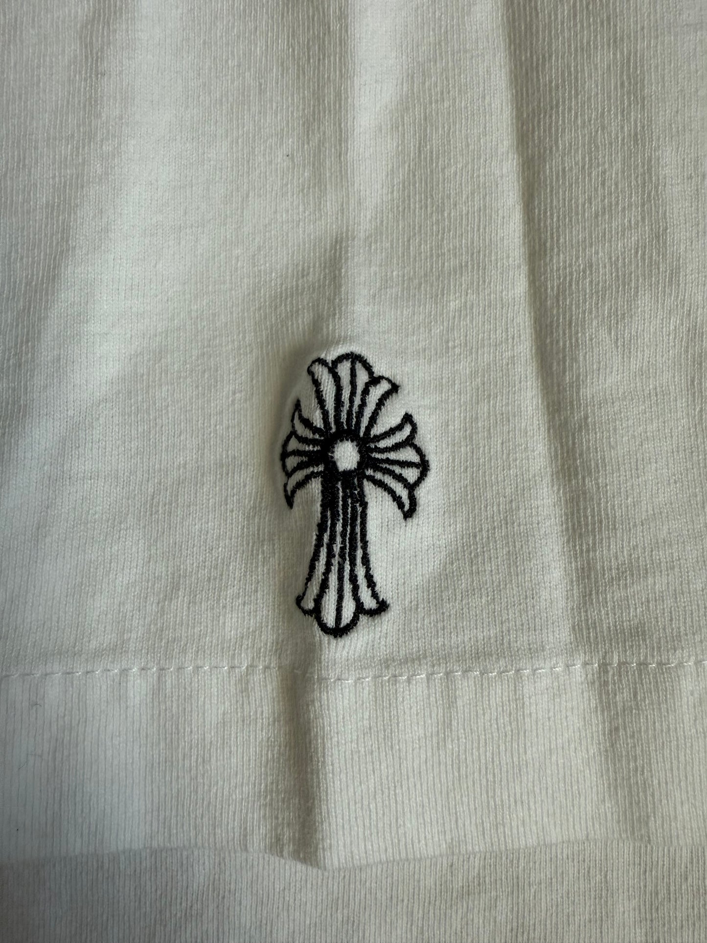 Chrome Hearts YNOT Embroidered Heavy Weight SS T-Shirt White