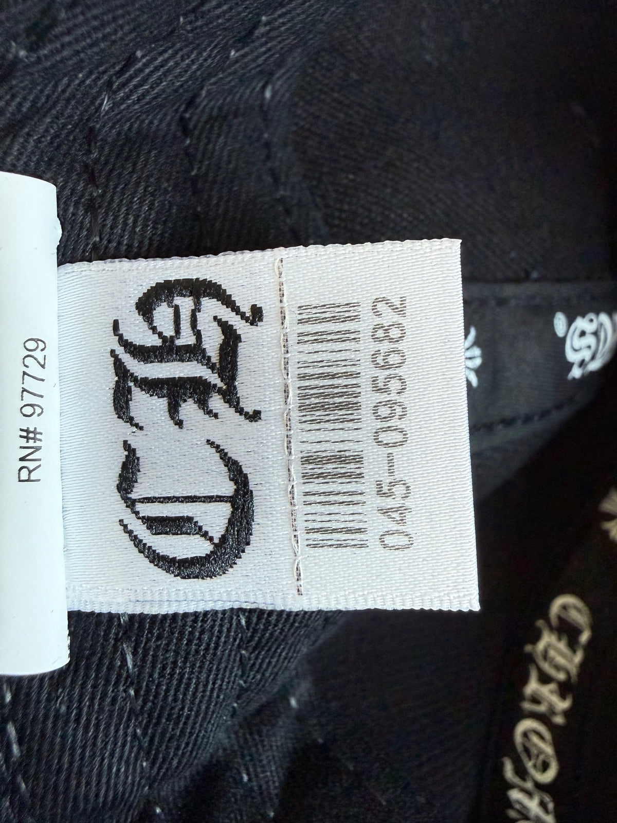 Chrome Hearts Fleur Scroll Denim Snapback