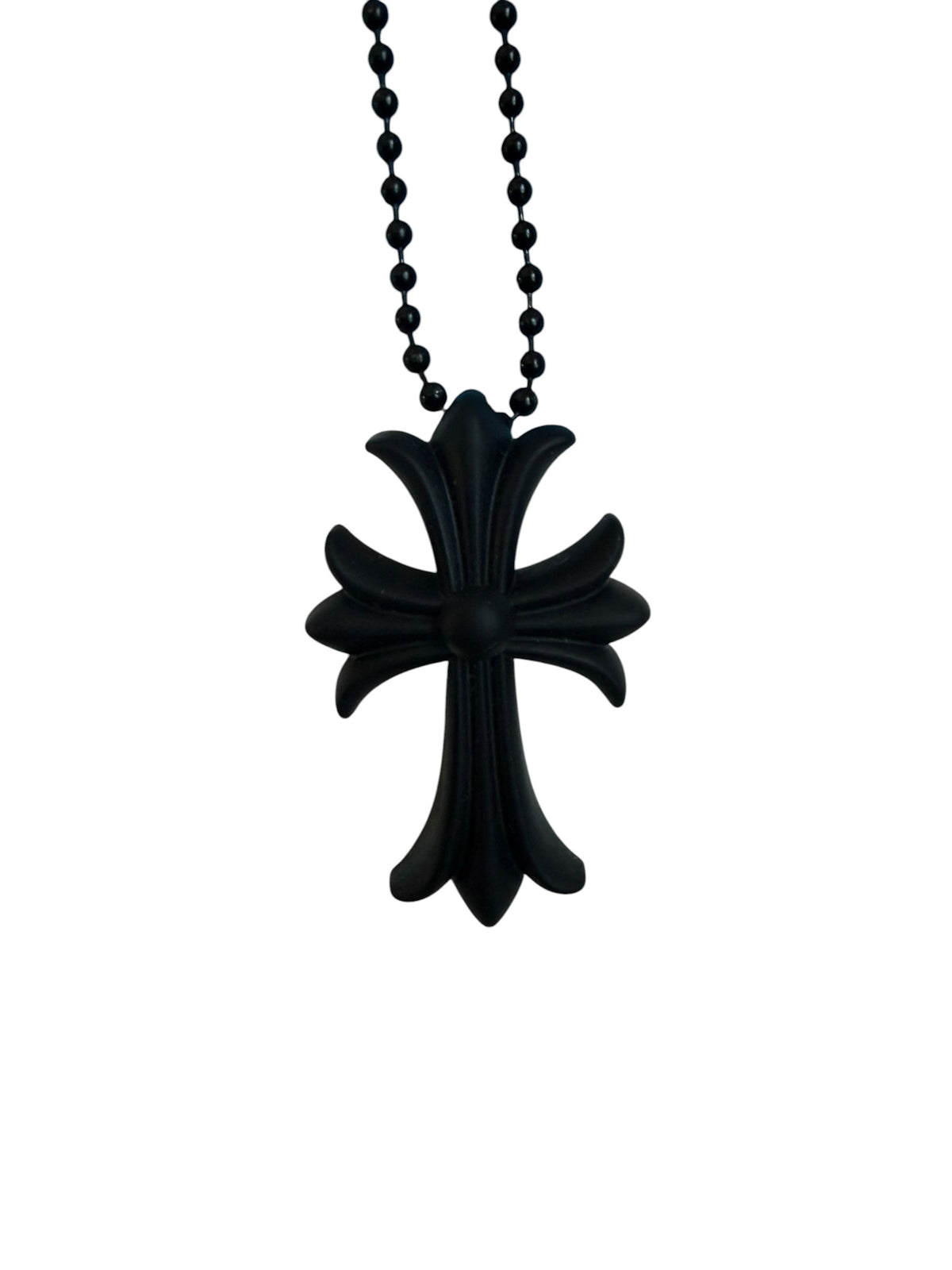 Chrome Hearts Small Cross Silicone Necklace