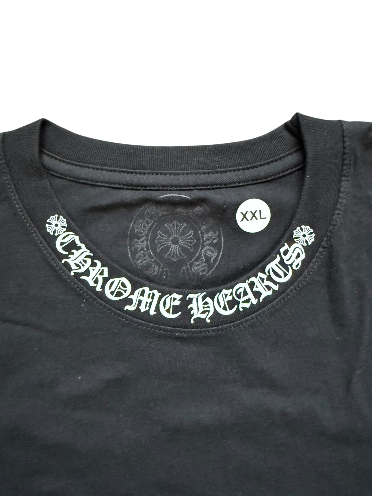 Chrome Hearts Neck Logo Short Sleeve T-Shirt