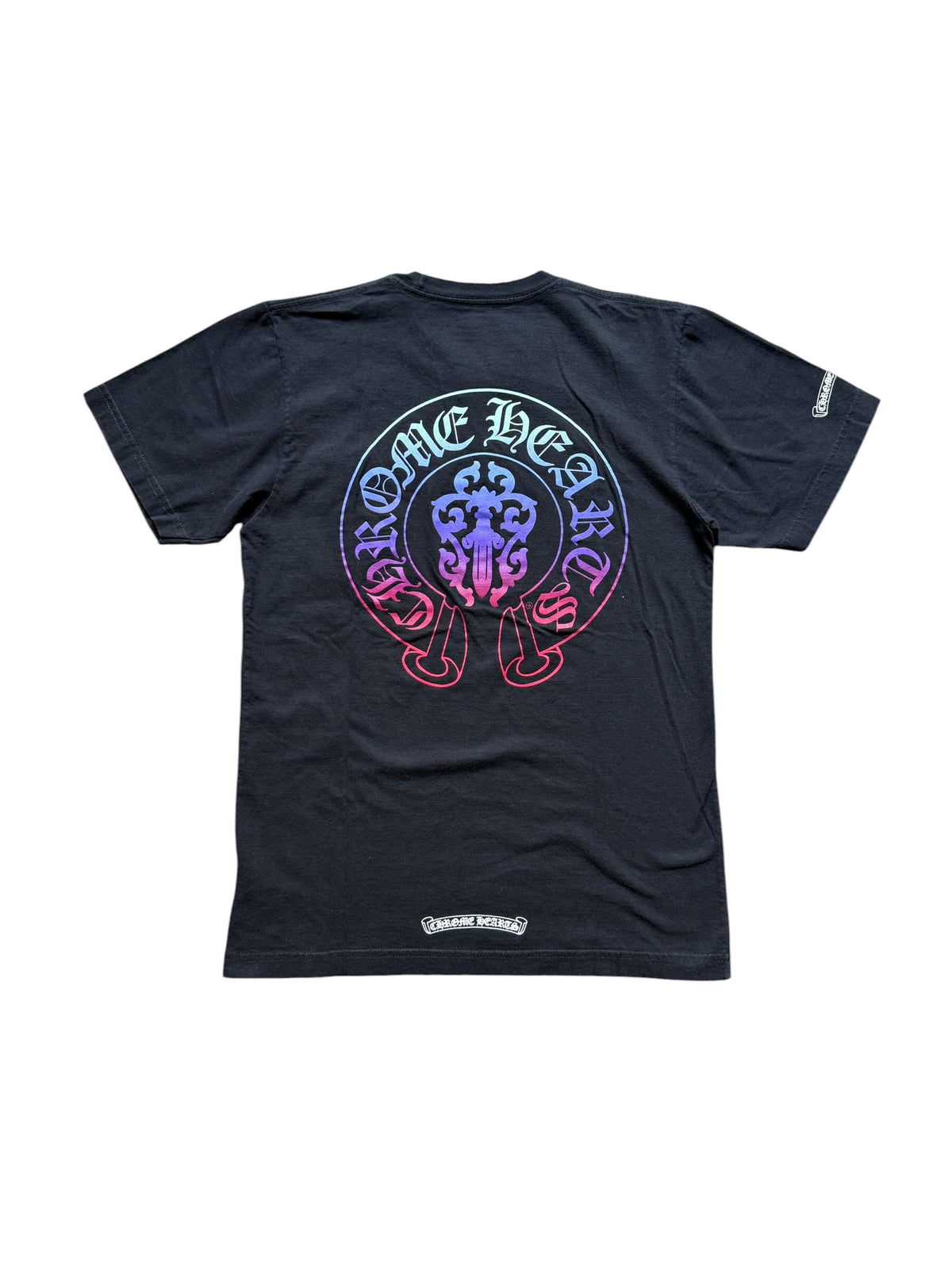 Chrome Hearts Dagger Horseshoe Gradient Short Sleeve