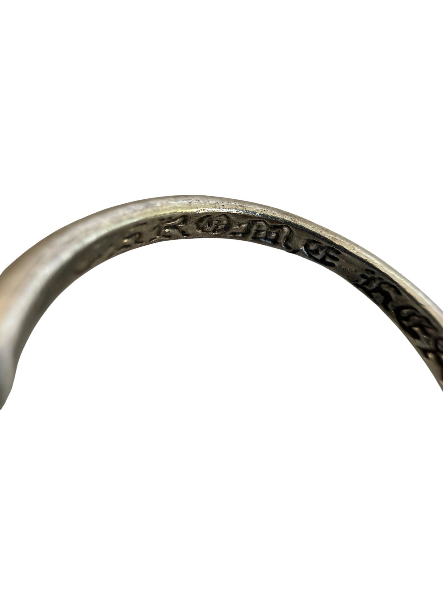 Chrome Hearts Dagger Hoop Silver Earring