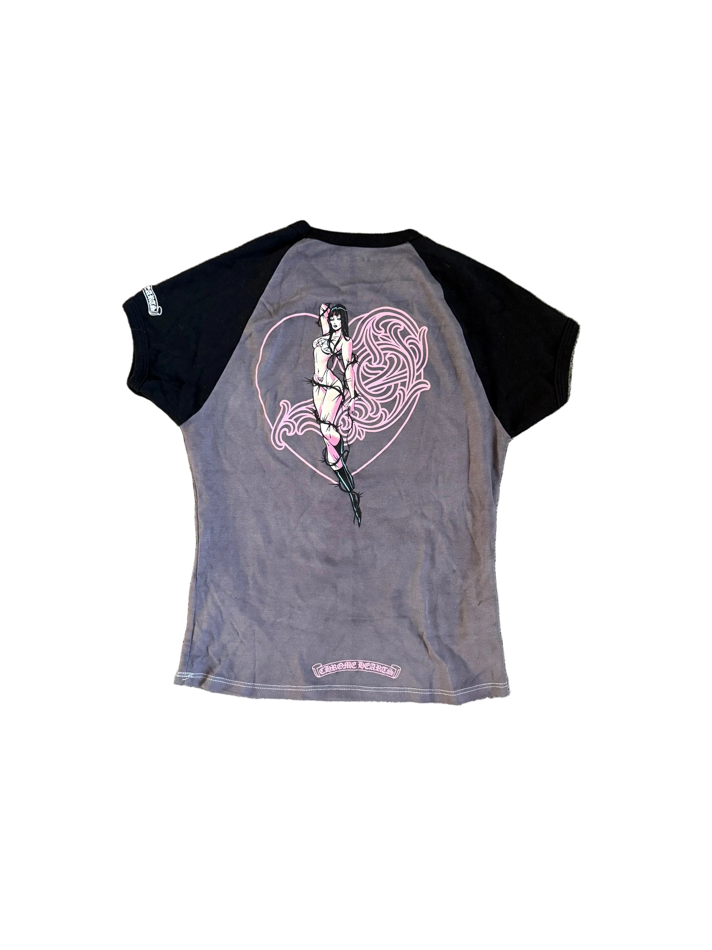 Chrome Hearts Deadly Doll Jersey SS Tee Grey