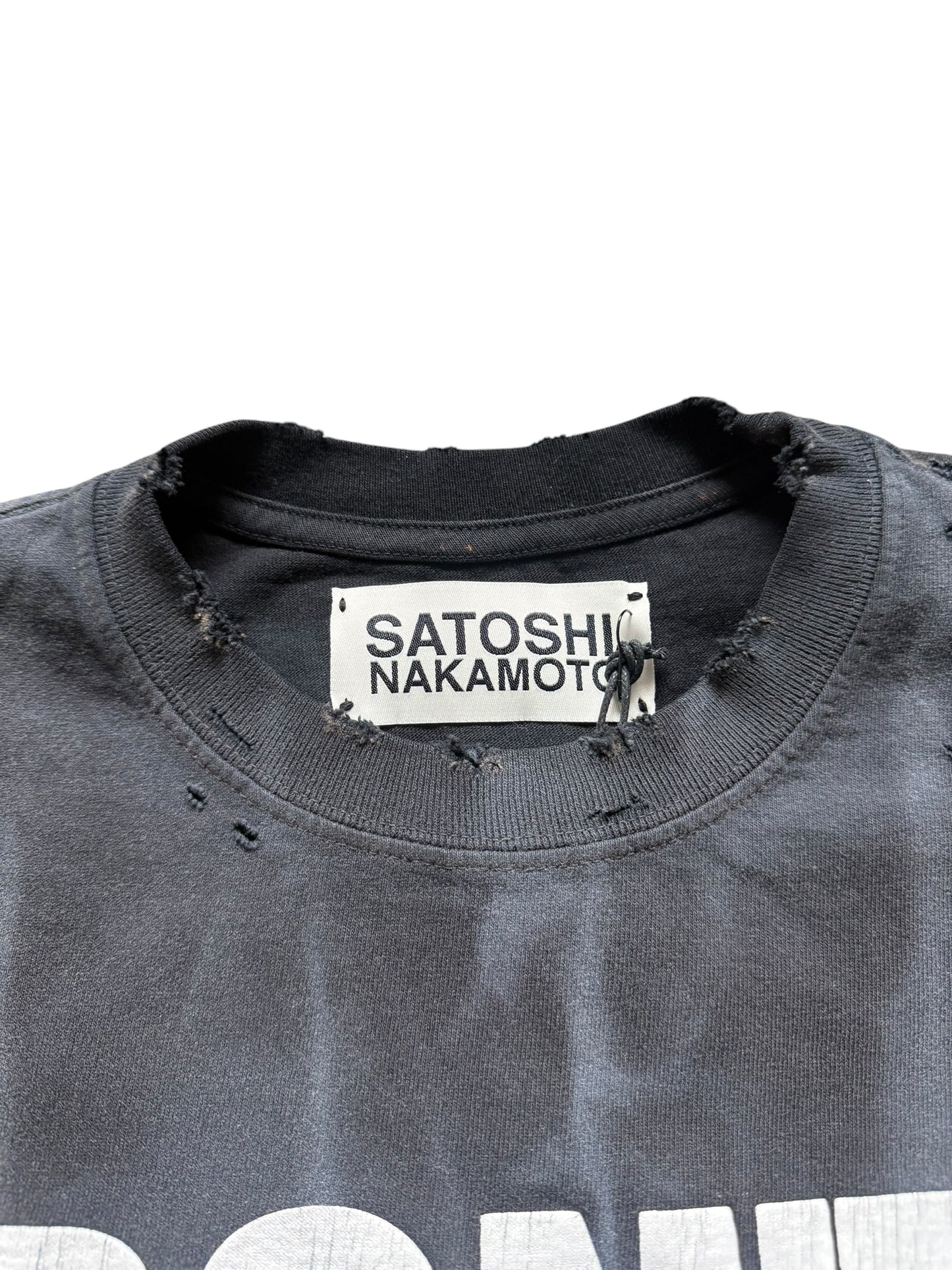 Satoshi Nakamoto Don’t ChatGPT Me Cutoff T-Shirt