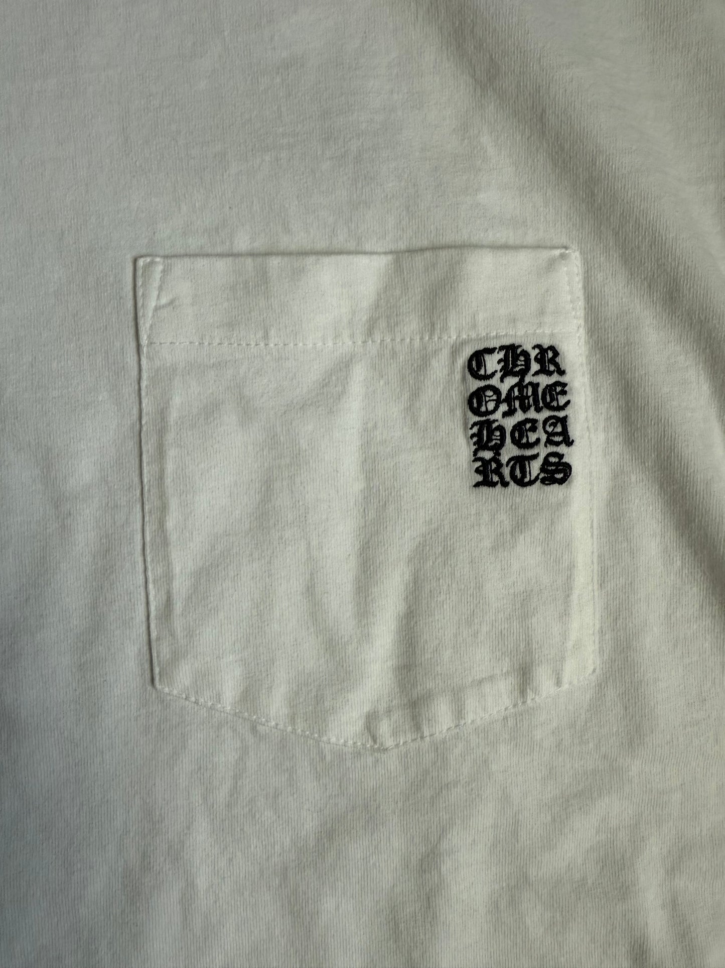 Chrome Hearts YNOT Embroidered Heavy Weight SS T-Shirt White