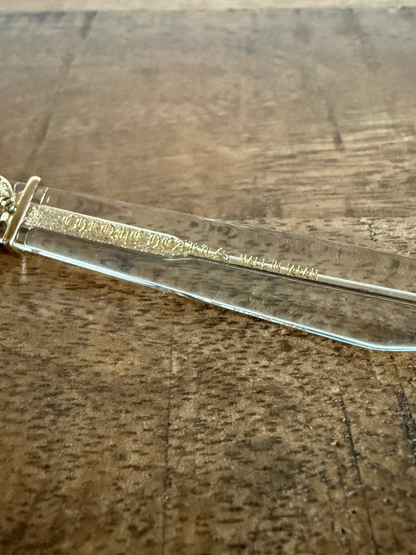 Chrome Hearts Gittin Any Glasses Crystal Clear Gold