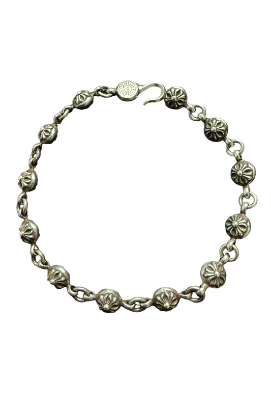 Chrome Hearts Cross Ball Silver Bracelet