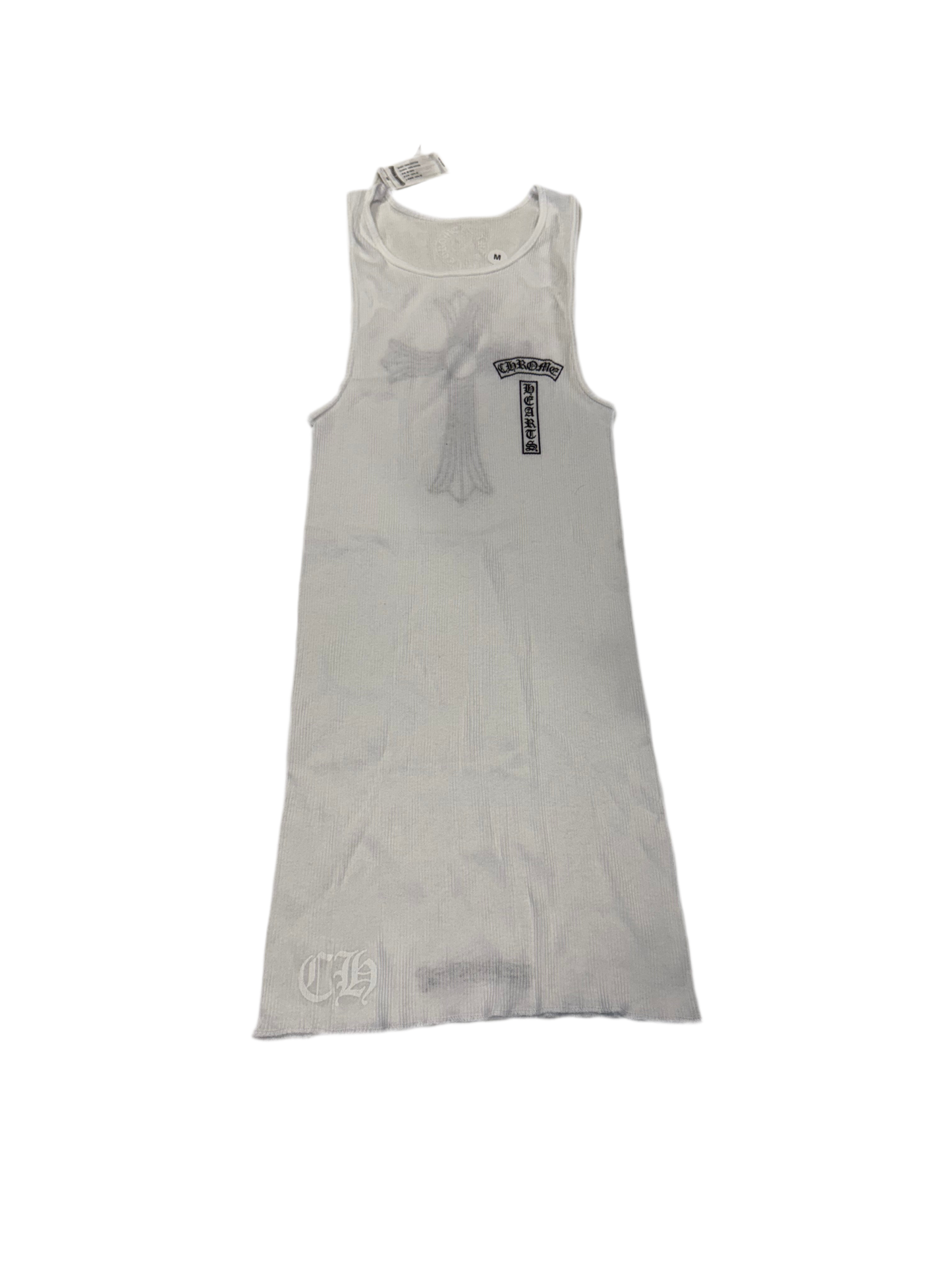 Chrome Hearts T-Bar Tank Top White