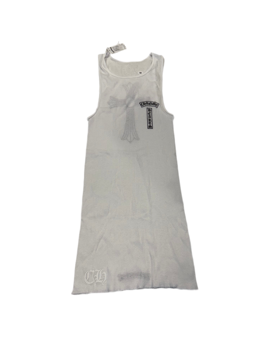 Chrome Hearts T-Bar Tank Top White
