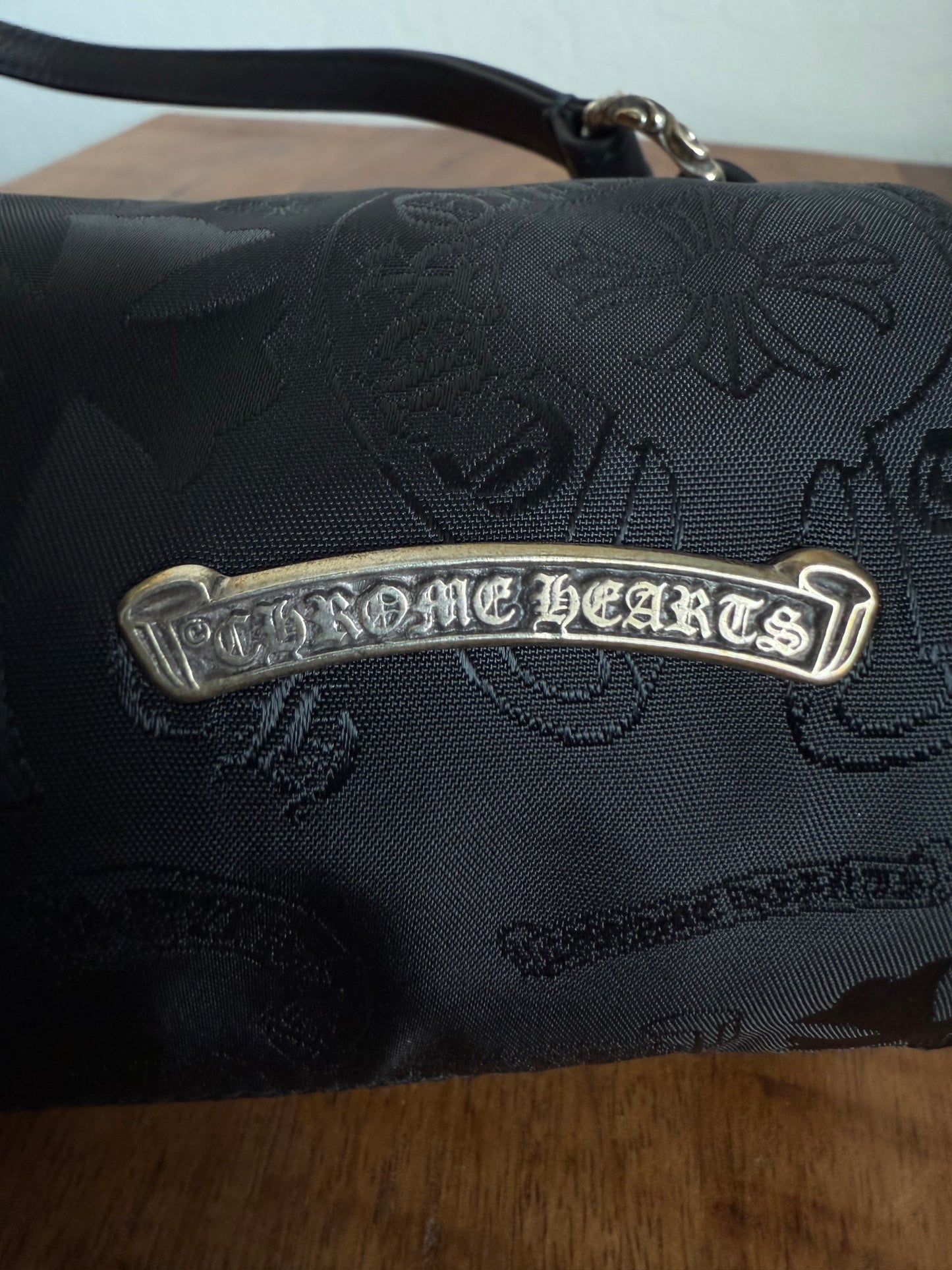 Chrome Hearts Grinds Nylon Stencil Handbag